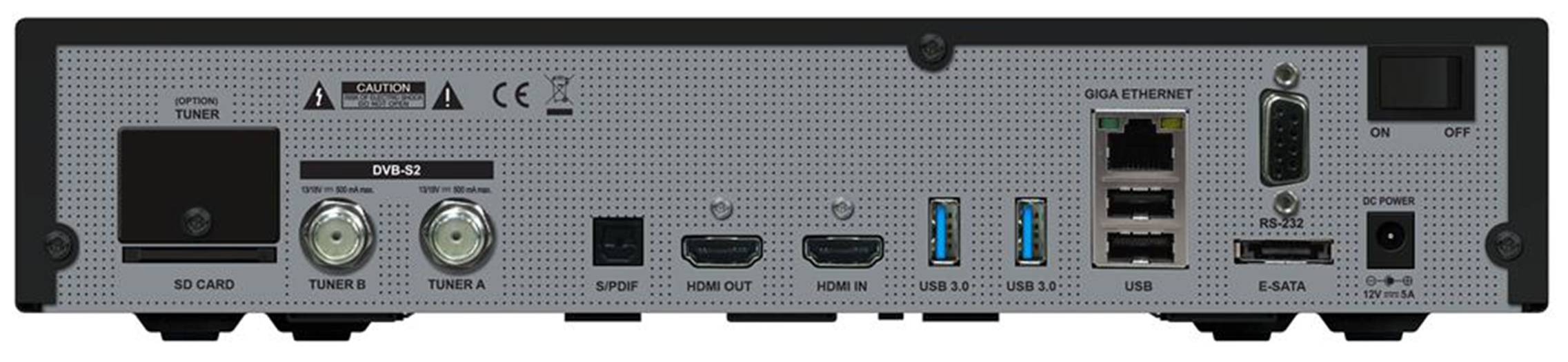 GigaBlue UHD Quad 4K 2xDVB-S2 FBC & Dual DVB-S2x Tuner v.2